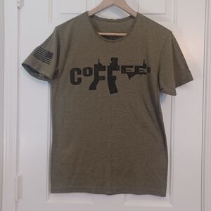 Black Rifle Coffee Co. Army Green Tee Wmns Sz S